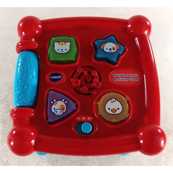 VTech Busy Learners Activity Cube Baby Toddler Educational Learning Toy - Picture 2 of 7